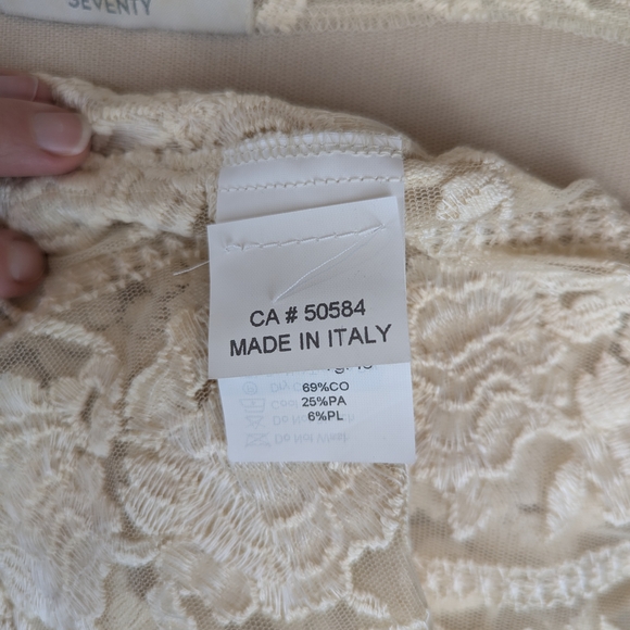 Vintage Seventy Ivory Lace And Embroidered Boho Fairycore Cardigan Made In Italy - Picture 5 of 7